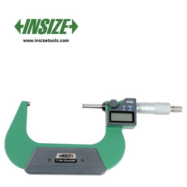 میکرومتر دیجیتال اینسایز 100-75 mm  ضد آب ( خارج سنج ) مدل 100-3108 3108-100A