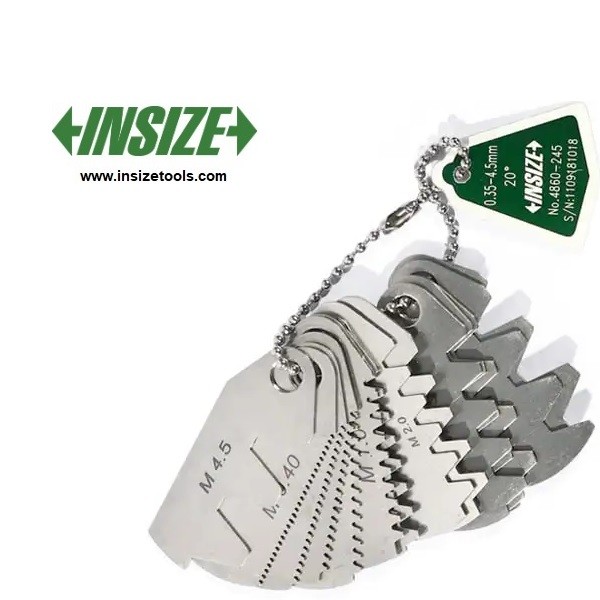 شابلون دنده ای ذوزنقه ای 20 درجه اینسایز4.5-0.35 mm مدل 245-4860 - با گارانتی شرکتی  4860-245