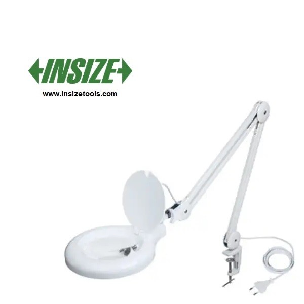 ذره بین  پایه دار رومیزی X2.25 چراغ دار  اینسایز مدل 5-7516 7516-5D