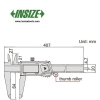 کولیس دیجیتال اینسایز 30 cm مدل 300-1196 1196-300