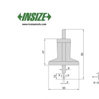 کولیس عمق سنج ورنیه اینسایز mm 30) cm 3 ) مدل 30-1244 1244-30