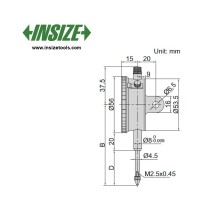ساعت اندیکاتور اینسایز کورس 30 mm مدل 30-2310 2310-30A