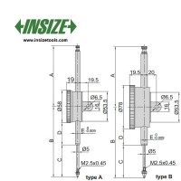 ساعت اندیکاتور اینسایز کورس 50 mm مدل 50-2309 2309-50