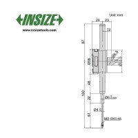 ساعت اندیکاتوردیجیتال  اینسایز کورس 50 mm مدل 50-2112 2112-50