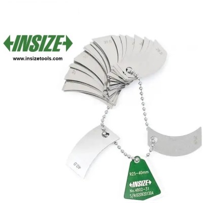 شابلون شعاع سنج ( R سنج )  اینسایز 40-25 mm - مدل 31-4802 - با گارانتی شرکتی 