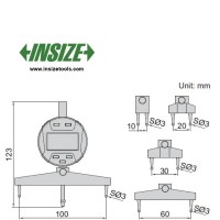 شابلون شعاع سنج ( R سنج ) دیجیتال اینسایز- مدل 2183 - با گارانتی شرکتی  2183