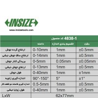 گیج جوشکاری اینسایز مدل 1-4838 - با گارانتی شرکتی  4838-1