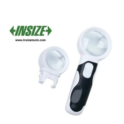 ذره بین دو لنزه X6 و X1 چراغ دار اینسایزمدل 610-7522 - با گارانتی شرکتی