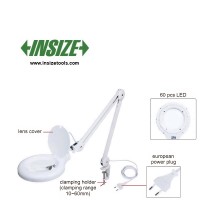 ذره بین  پایه دار رومیزی X2.25 چراغ دار  اینسایز مدل 5-7516 7516-5D